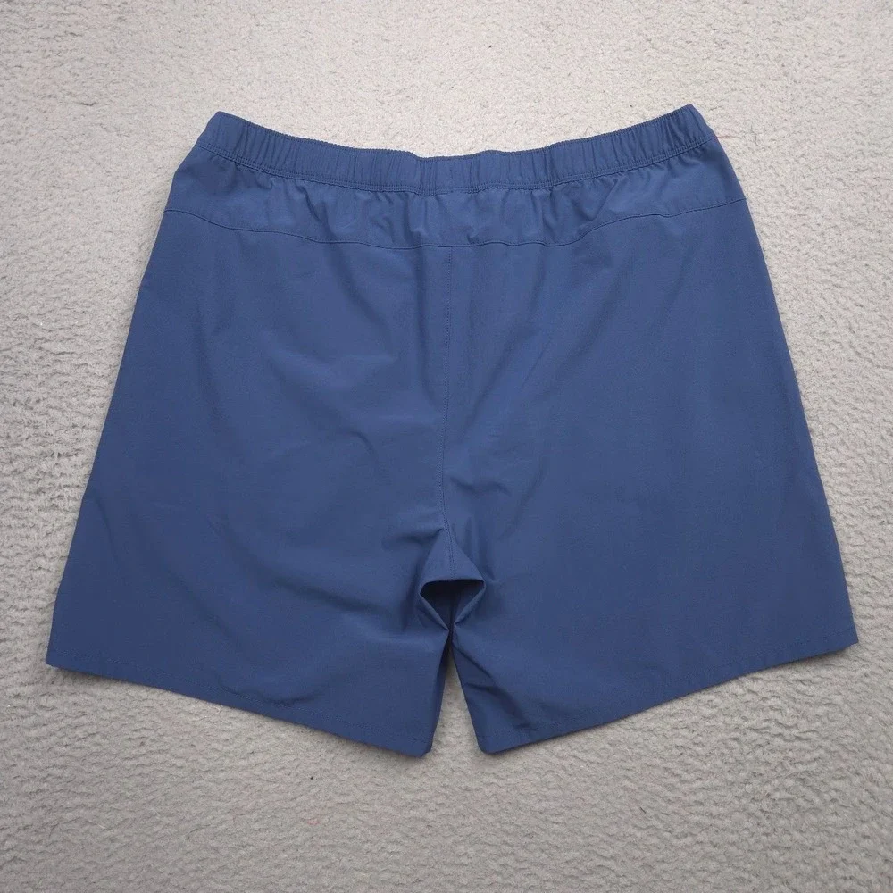 The North Face Wander Shorts Men XXL Blue FlashDry Zip Pocket Stretch 7.5in